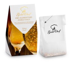 70 mg de poudre d'or comestible