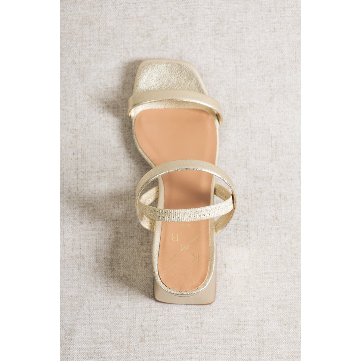 POPPY GOLD – Riemchensandale mit Absatz