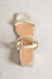 POPPY GOLD – Riemchensandale mit Absatz
