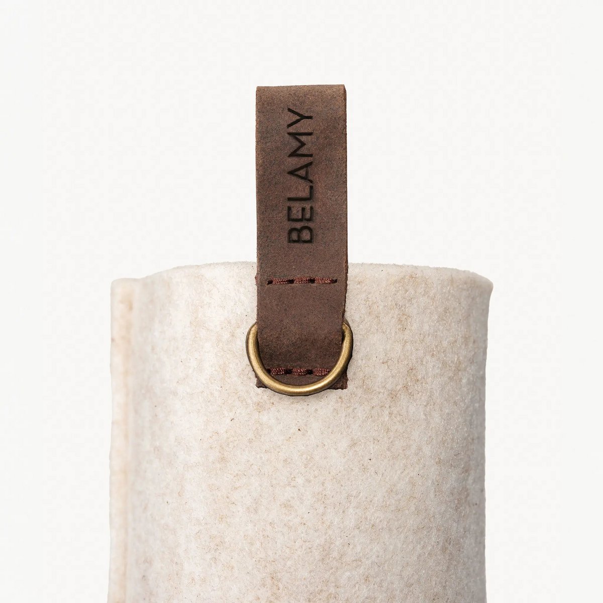 Protective cover made of rPET felt - "Ivory beige" by BELAMY