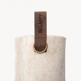 Protective cover made of rPET felt - "Ivory beige" by BELAMY