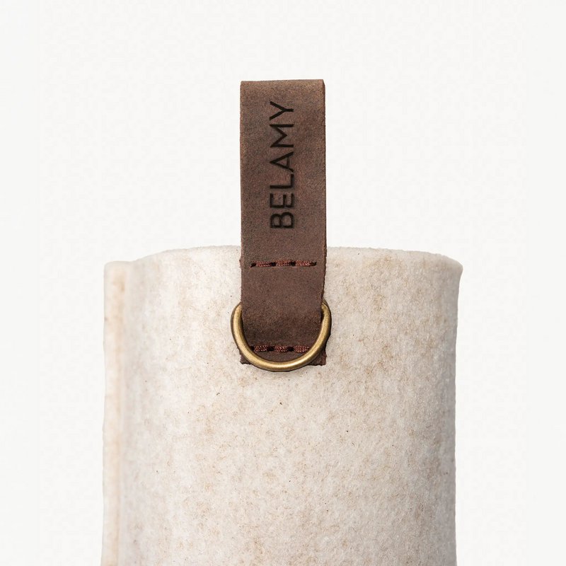 Protective cover made of rPET felt - "Ivory beige" by BELAMY