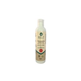 A 200ml bottle of fine hair shampoo made with organic, BIO ingredients. The shampoo is designed to gently cleanse and nourish fine hair.