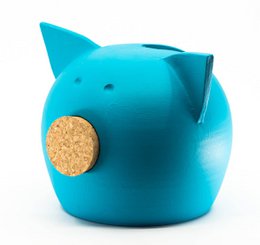 Handgefertigtes Tafel-Sparschwein aus Keramik – The Chalk Collection
