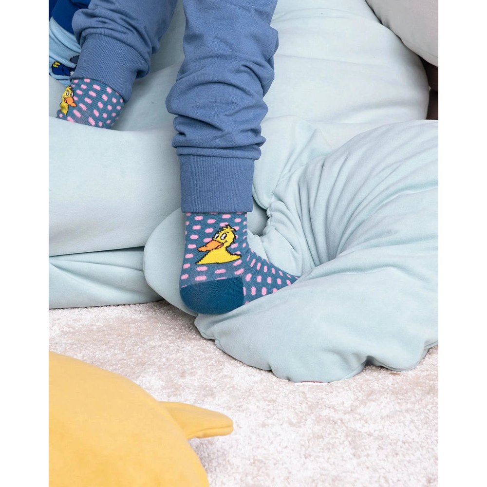 koaa – Le Canard « All Over » – Chaussettes turquoise/rose