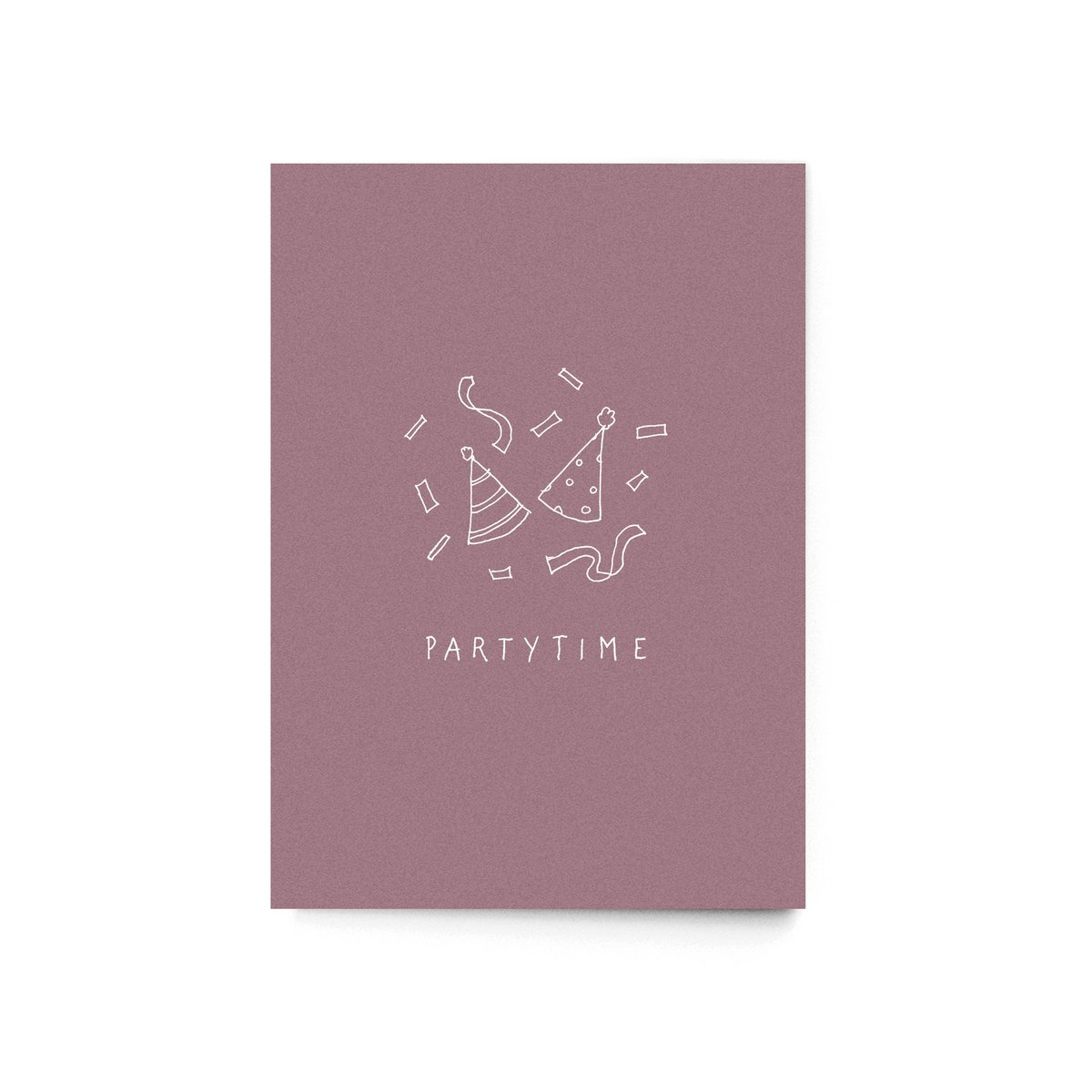 Postkarte “Partytime”