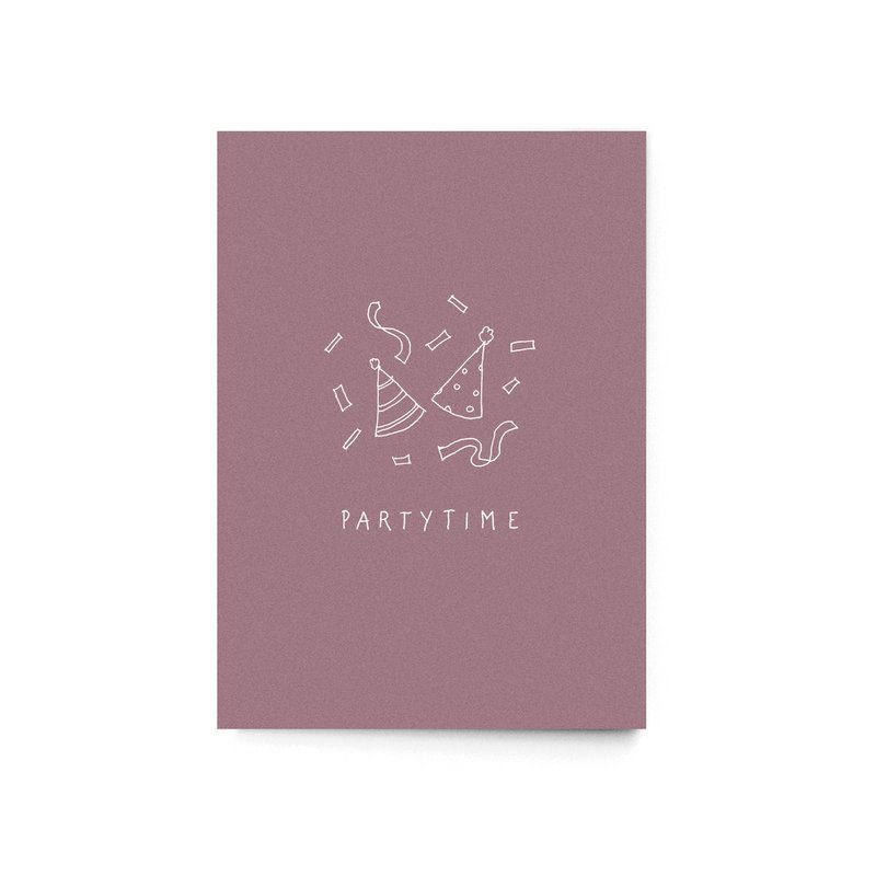 Postkarte “Partytime”