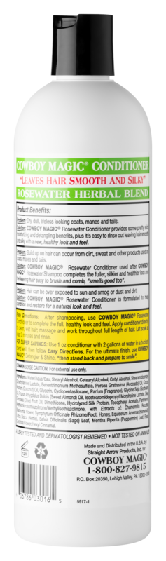 Cowboy Magic® Rosewater Conditioner - Medium 473 mL