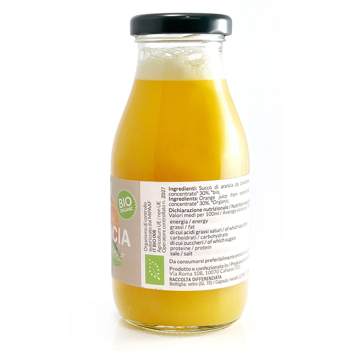 JUS D'ORANGE BLONDE BIO