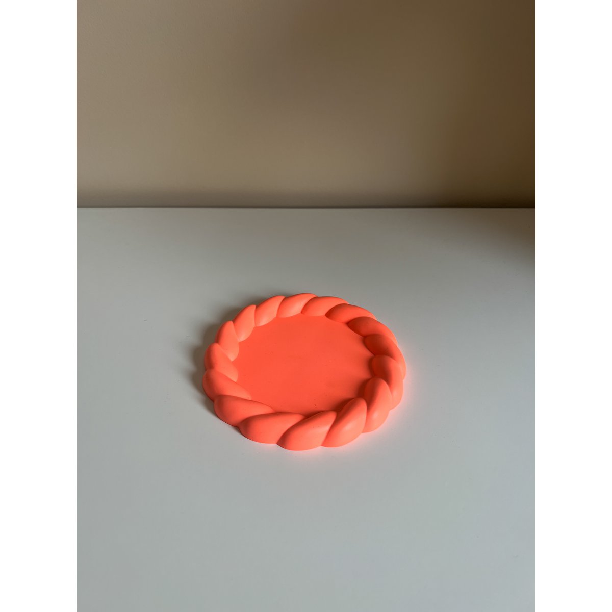 Vassoio Twist Arancione Neon