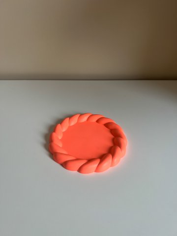Draaibakje neon oranje