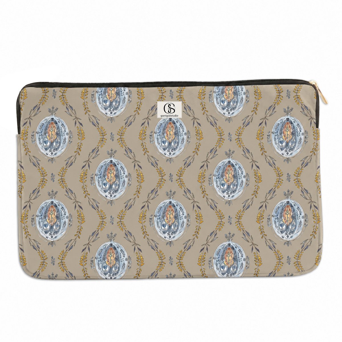 Laptop sleeve - 33x23 cm - SUZANNE - Beige