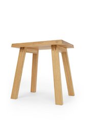 Eleganter Hocker »Fritz« aus Eichenholz