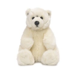 WWF Sitting polar bear, 22 cm