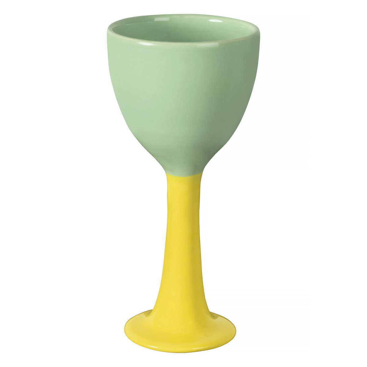 Ceramiczny kieliszek do wina „Salut” (zielony)