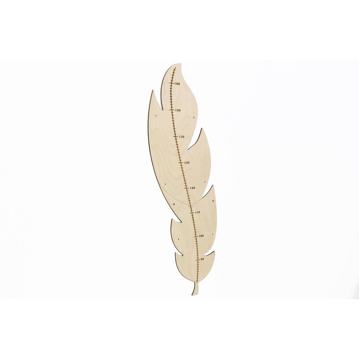 Nursery Wall Growth Meter, Feather-Themed Height Chart for Kids