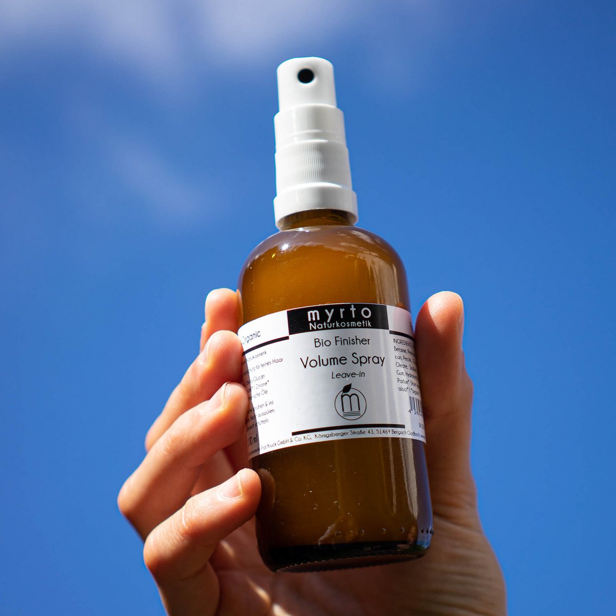 myrto Bio Finisher Volume Gel - gel capillaire pour la protection thermique et les cheveux pleins