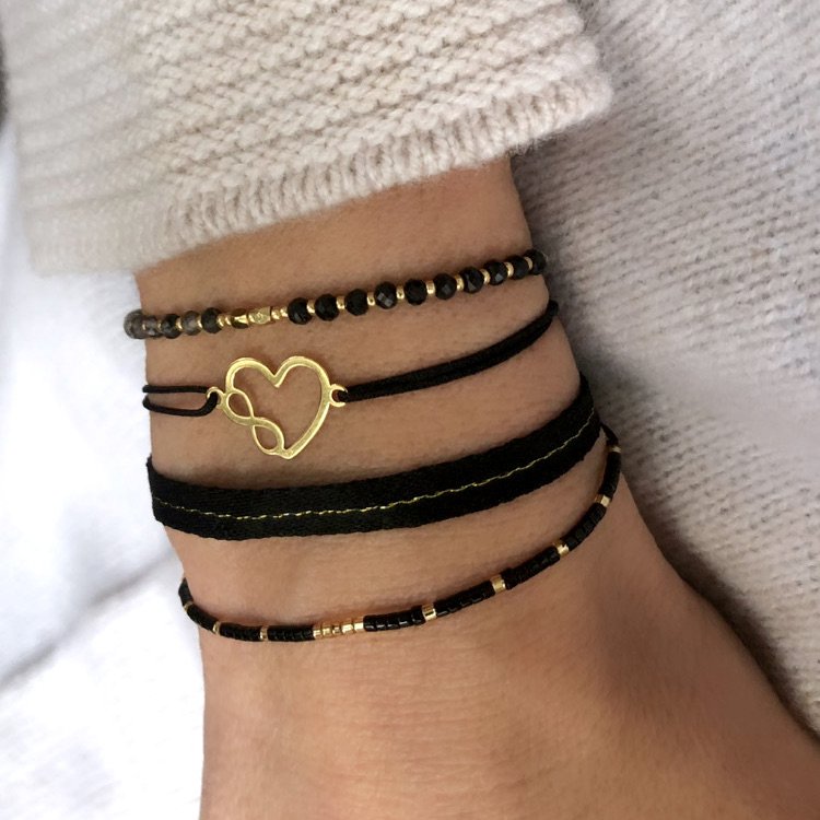 Armband hart oneindig 925 sterling zilver