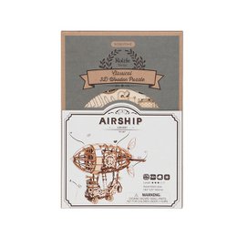 Robotime, 3D wooden puzzle Airship, TG407, 18x12.5x16.5cm