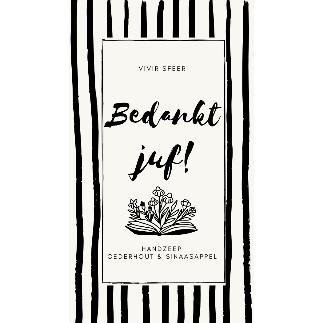 Handzeep - Bedankt juf