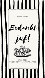 Handzeep - Bedankt juf