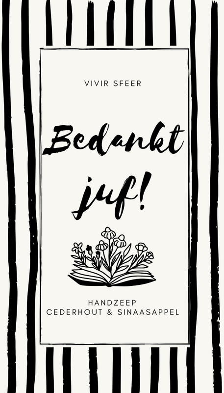 Handzeep - Bedankt juf