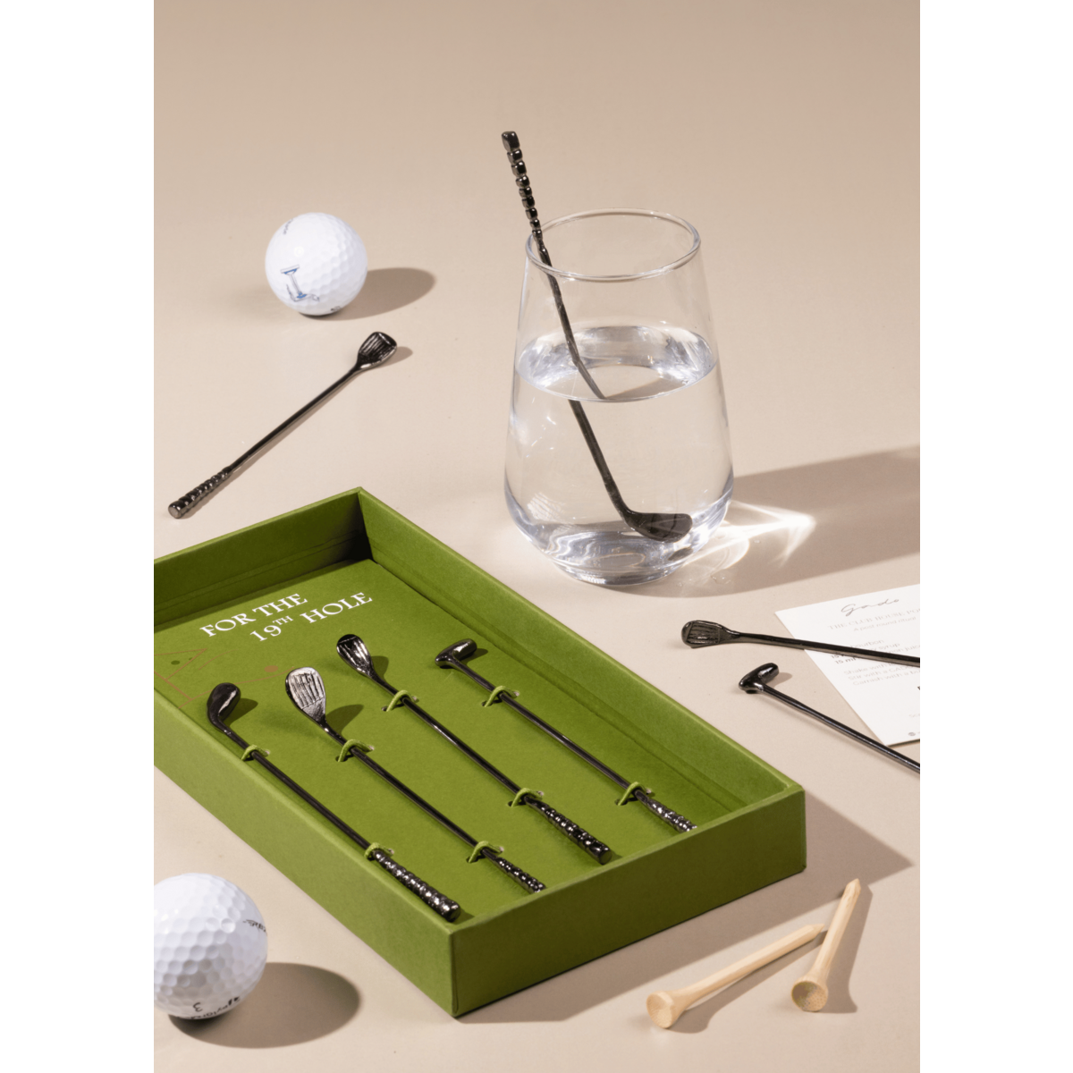 Drink Stirrers | Tee Time Cocktail Handcrafted Brass
