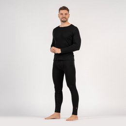 Men's Long Sleeve Set 250 Merino Black