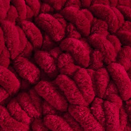 “Dolce velours” gehaakte schoudertas met waterdicht etui kersenrood
