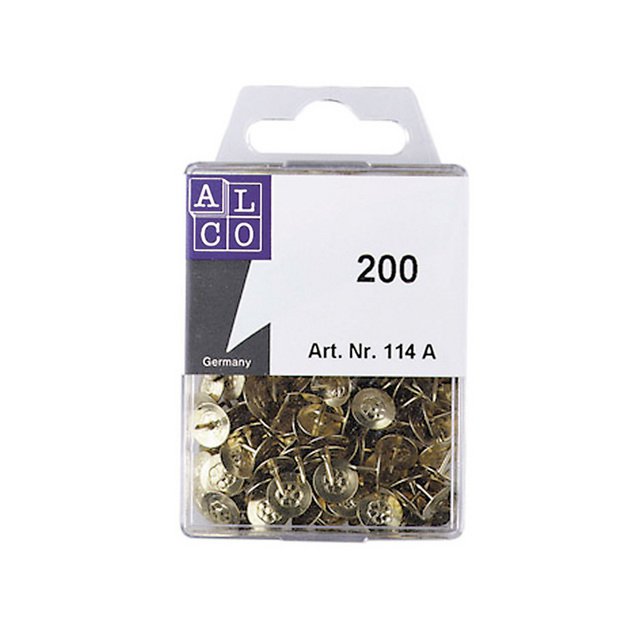 Punaises Alco 9mm messing doos 200st.