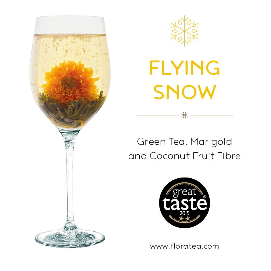 Flora Tee fliegender Schnee