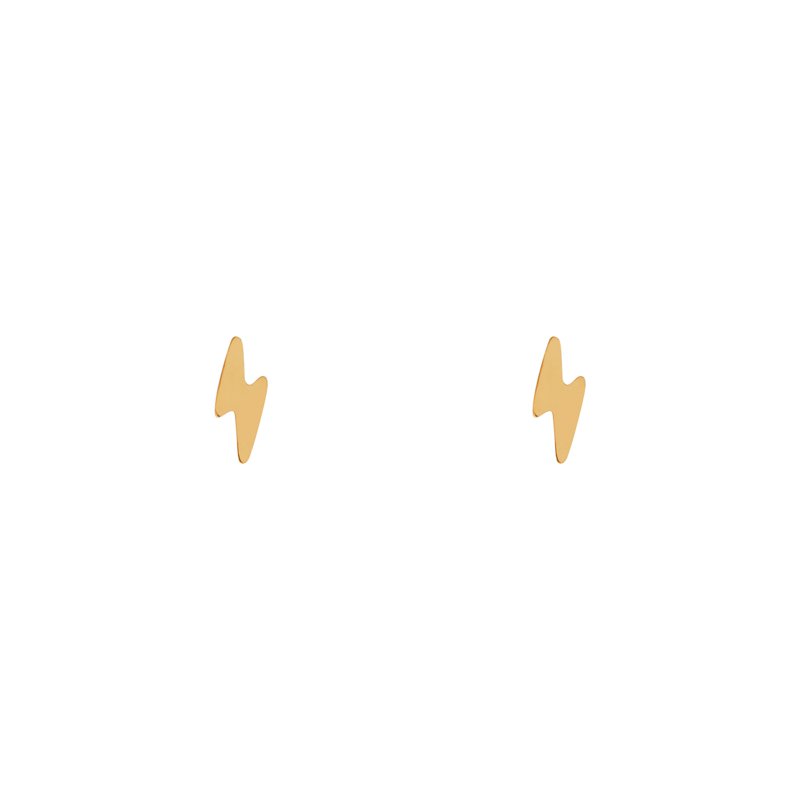 STUD EARRINGS LIGHTNING