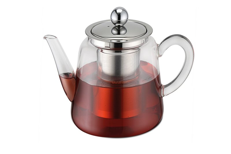 Borosilicate glass teapot with 1.5 L tea filter
