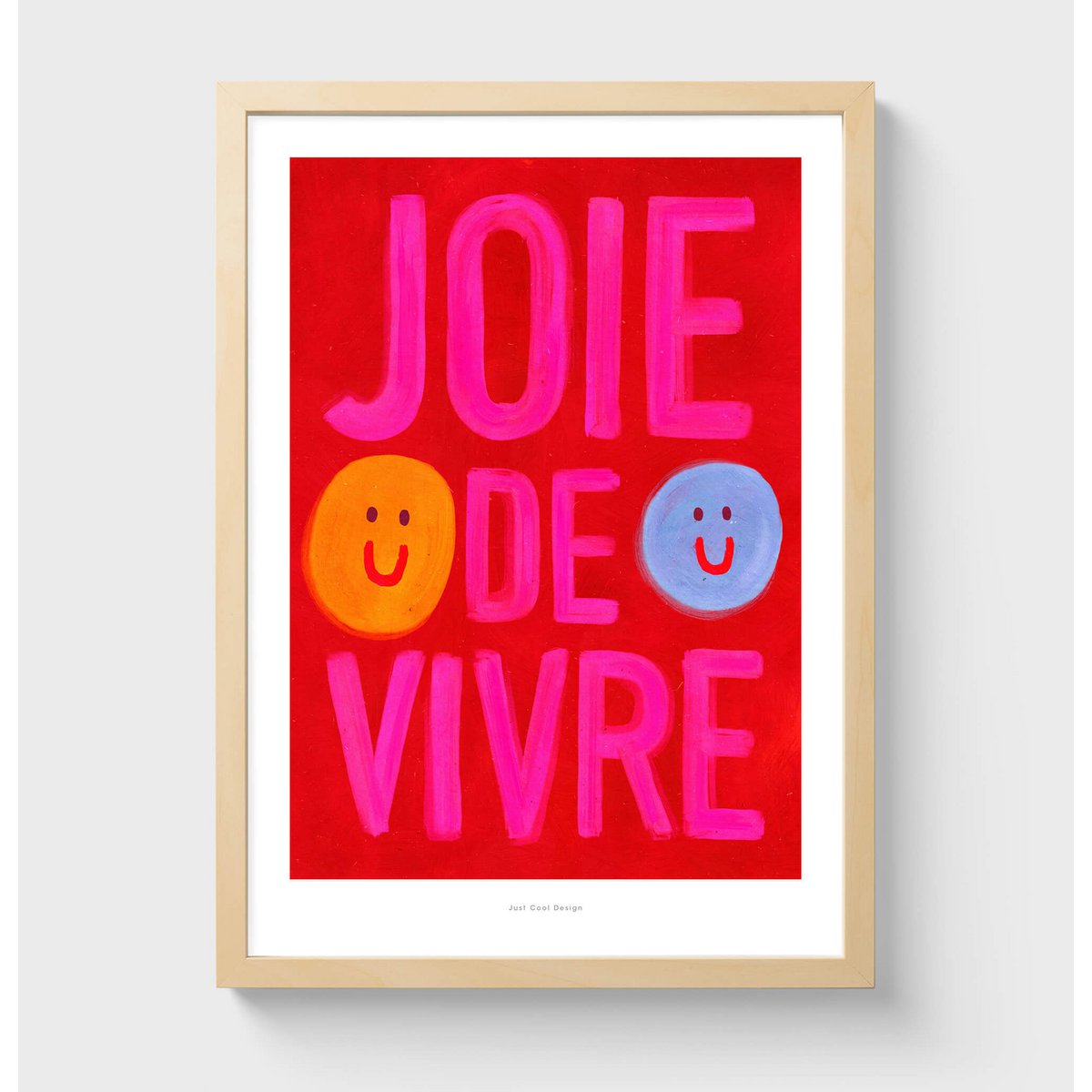 A5 Joie de vivre | Illustration Poster Art Print