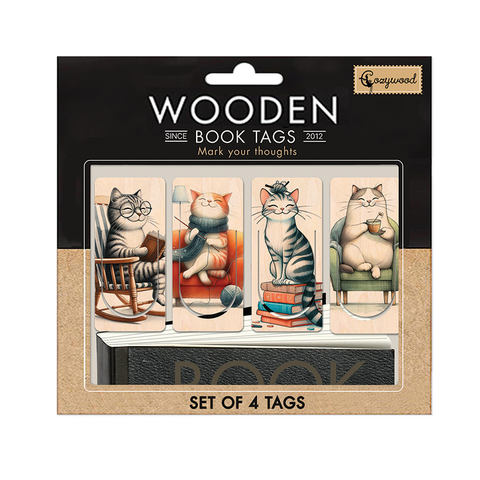 Gelukkige poesjes, set boekenlabels