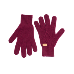 Spade Knit Cashmere Gloves
