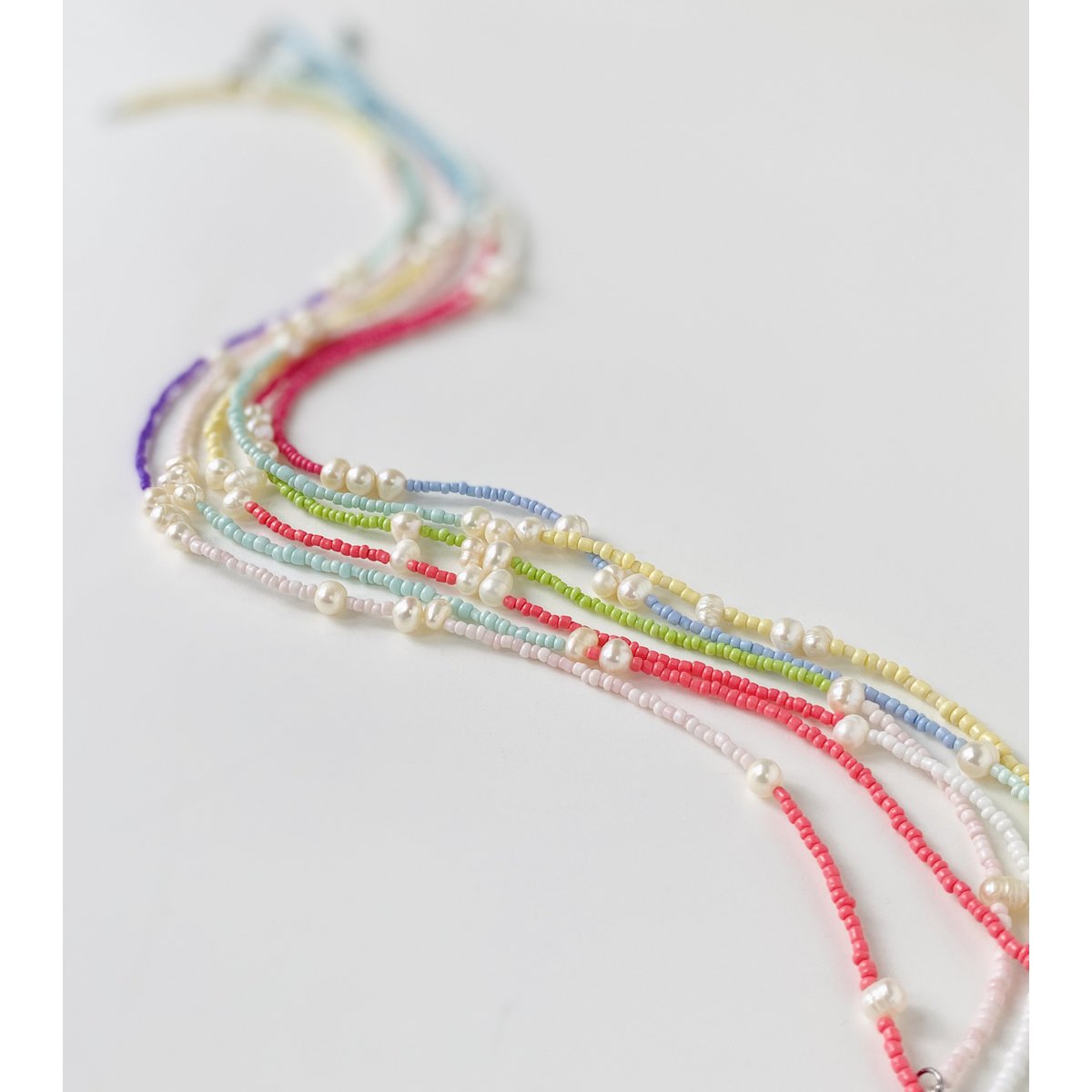 Collar estilo boho con perlas de agua dulce surtido