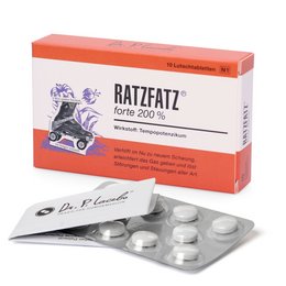Ratz Fatz forte 200% / Dr. P. Lacebo / Pastylki do ssania