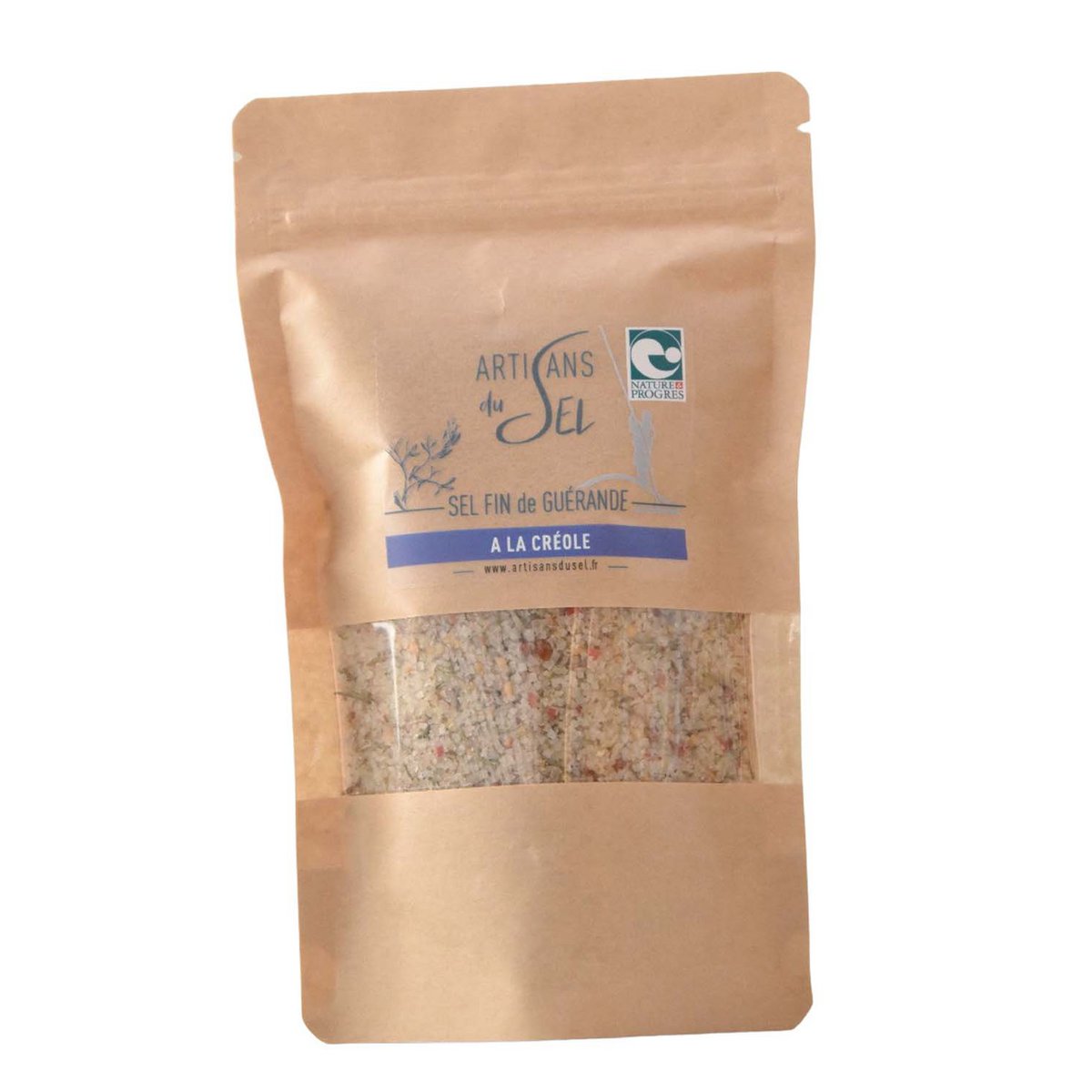 Sale fine di Guérande con spezie creole - Ricarica 200 g | Artigiani sale