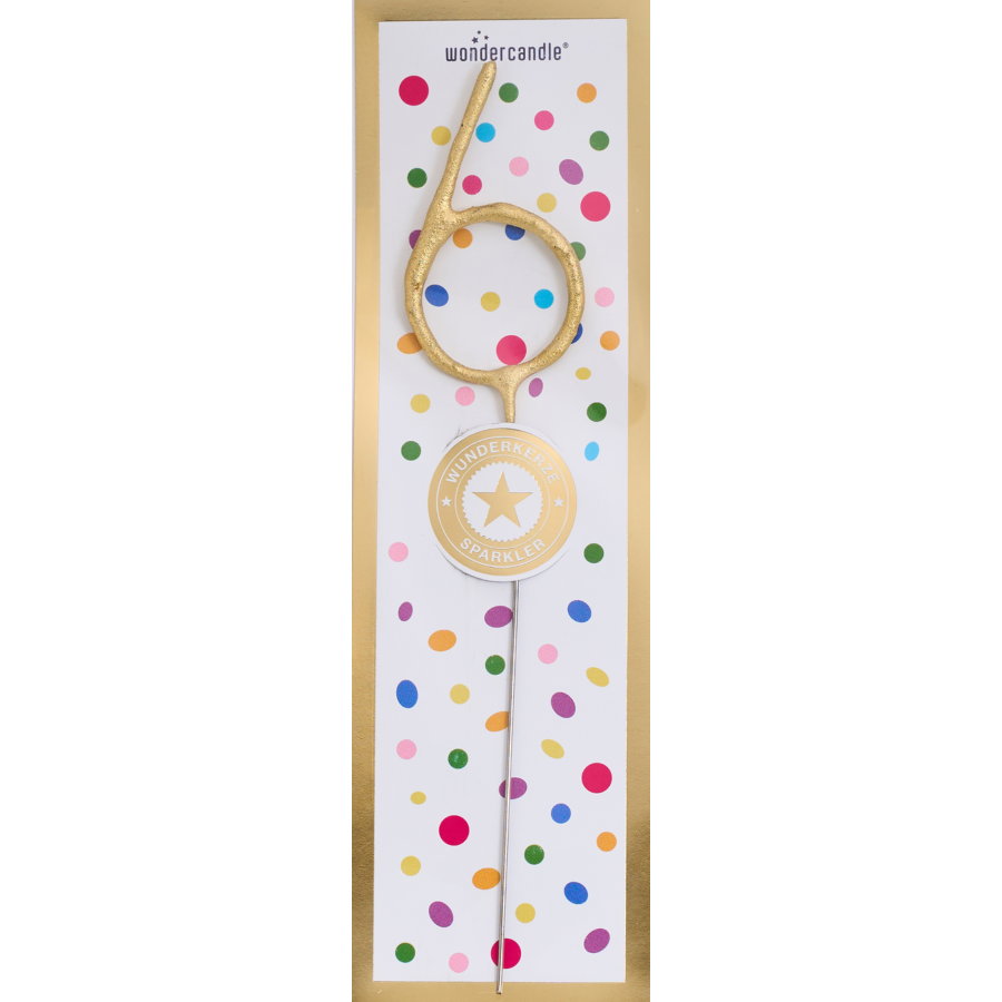 6 Tricolor gold silber rosé Wondercandle® classic