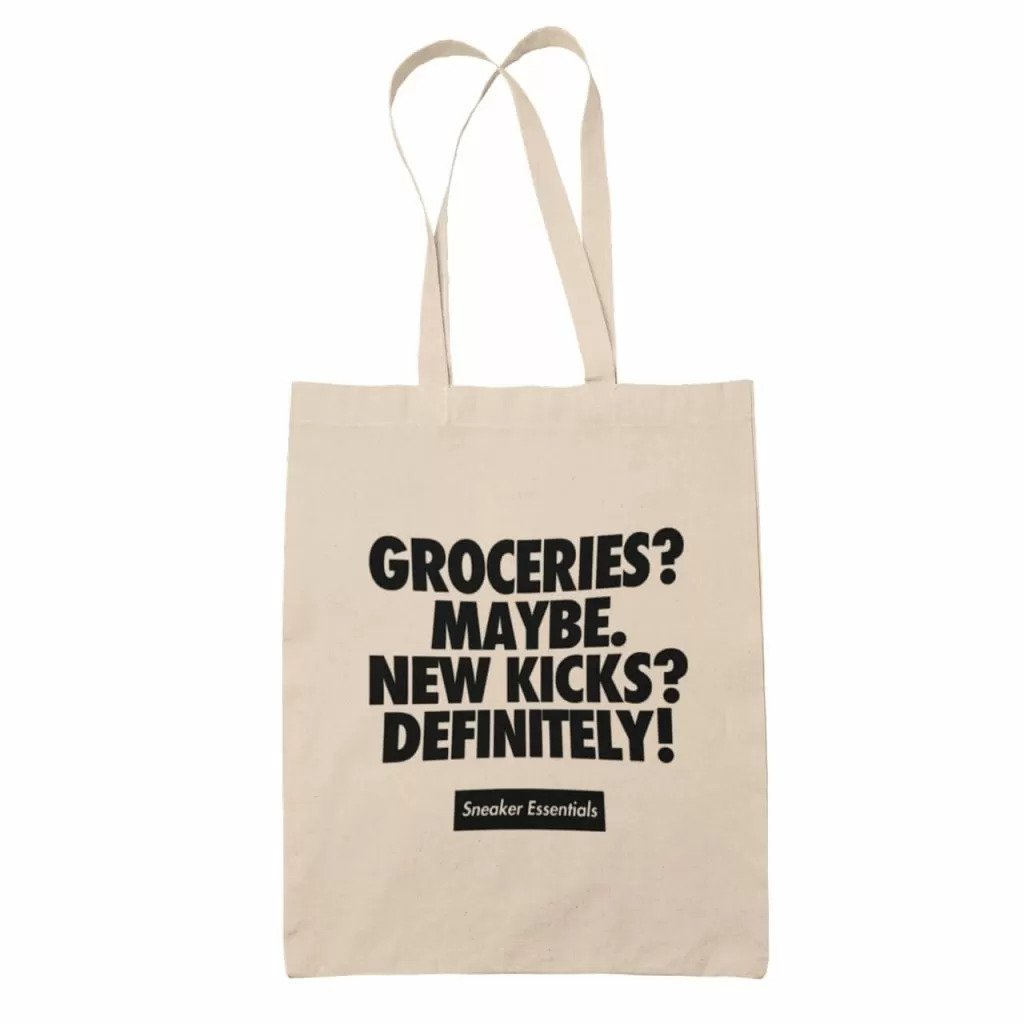 Sneaker Essentials tote bags