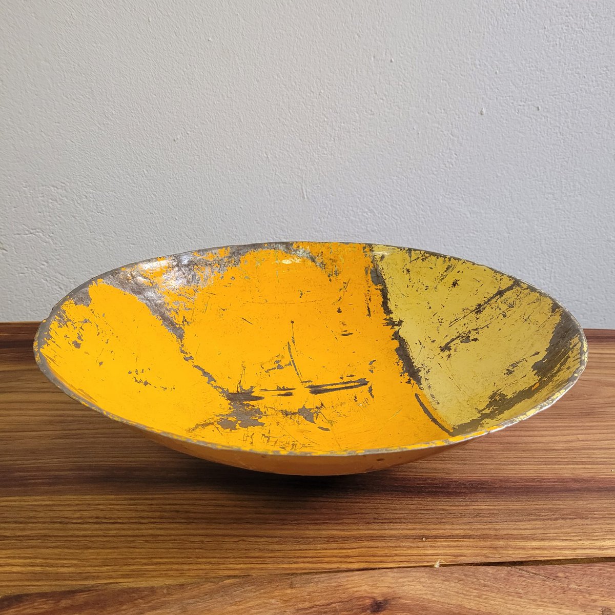Tazón grande "Leo" Ø 38 cm hecho de barriles de aceite reciclados Upcycling | diferentes colores