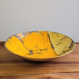 Large bowl "Leo" Ø 38 cm made of recycled oil barrels upcycling | different colors