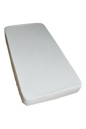 Soft, breathable cot cover in a neutral color to provide a comfortable and safe sleeping environment for your baby.