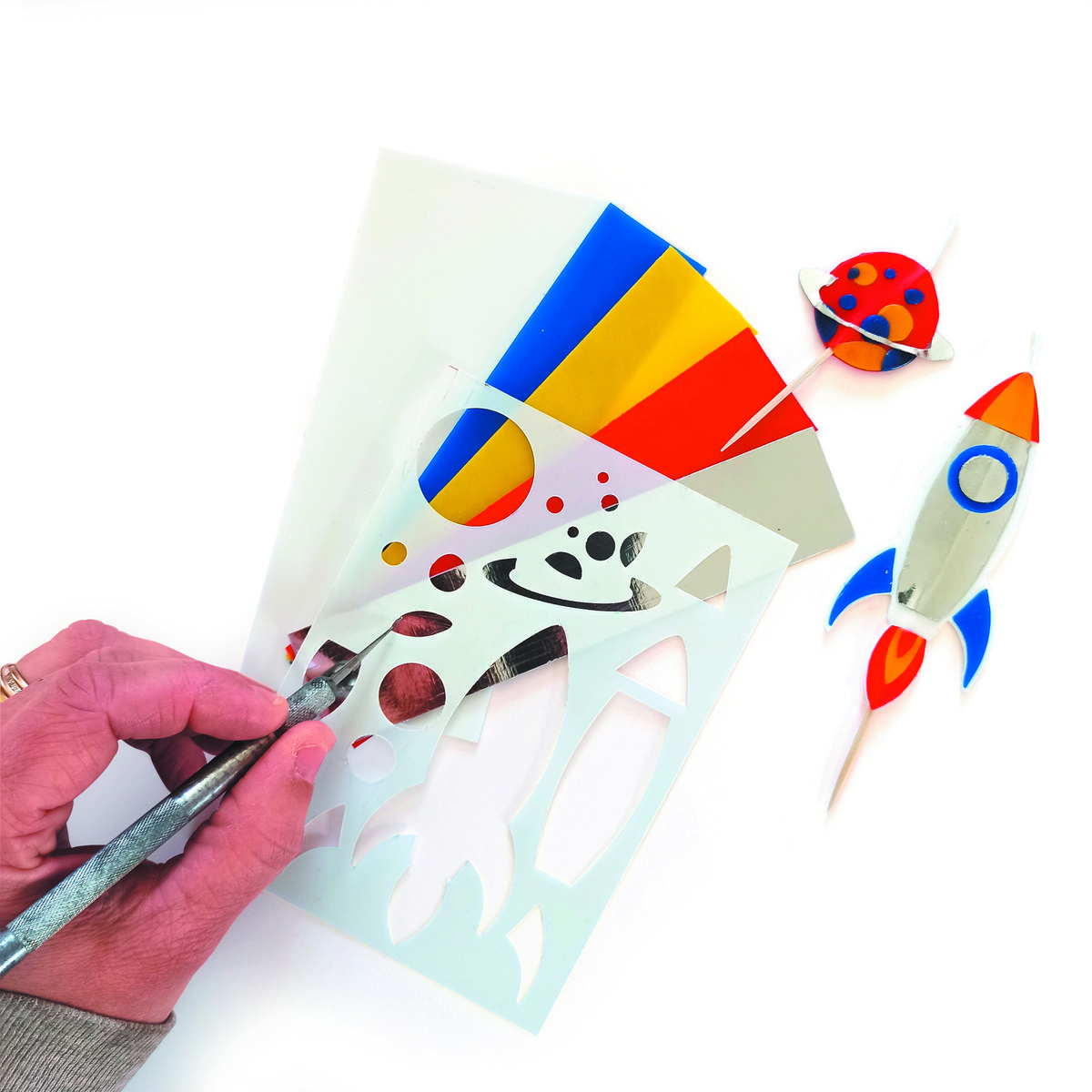 DIY SPACE BIRTHDAY CANDLES KIT