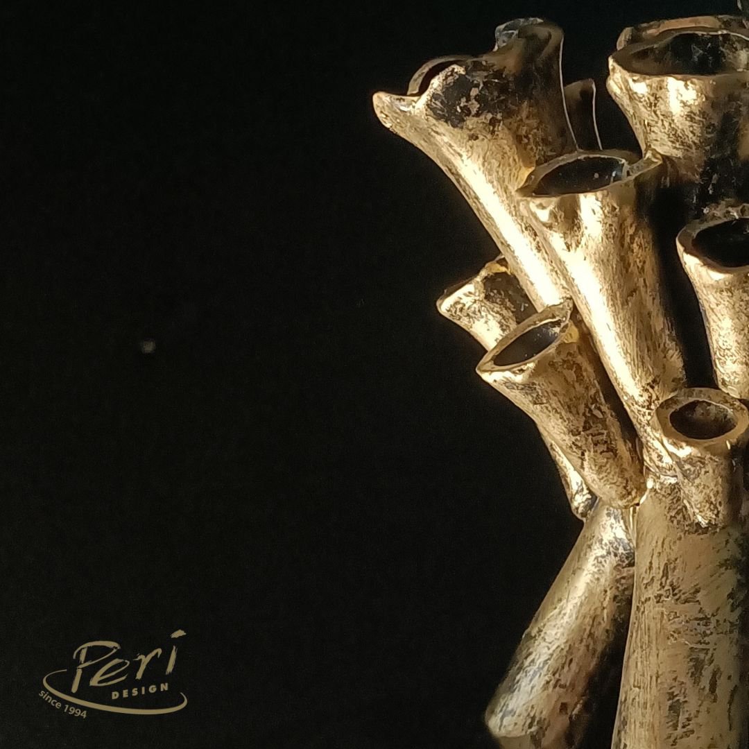 Vase Coral Gold