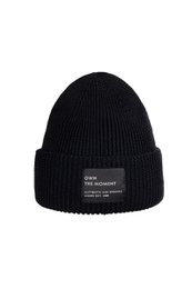 Hat and scarf set – 100% merino wool “BRIGID NEW” – BLACK