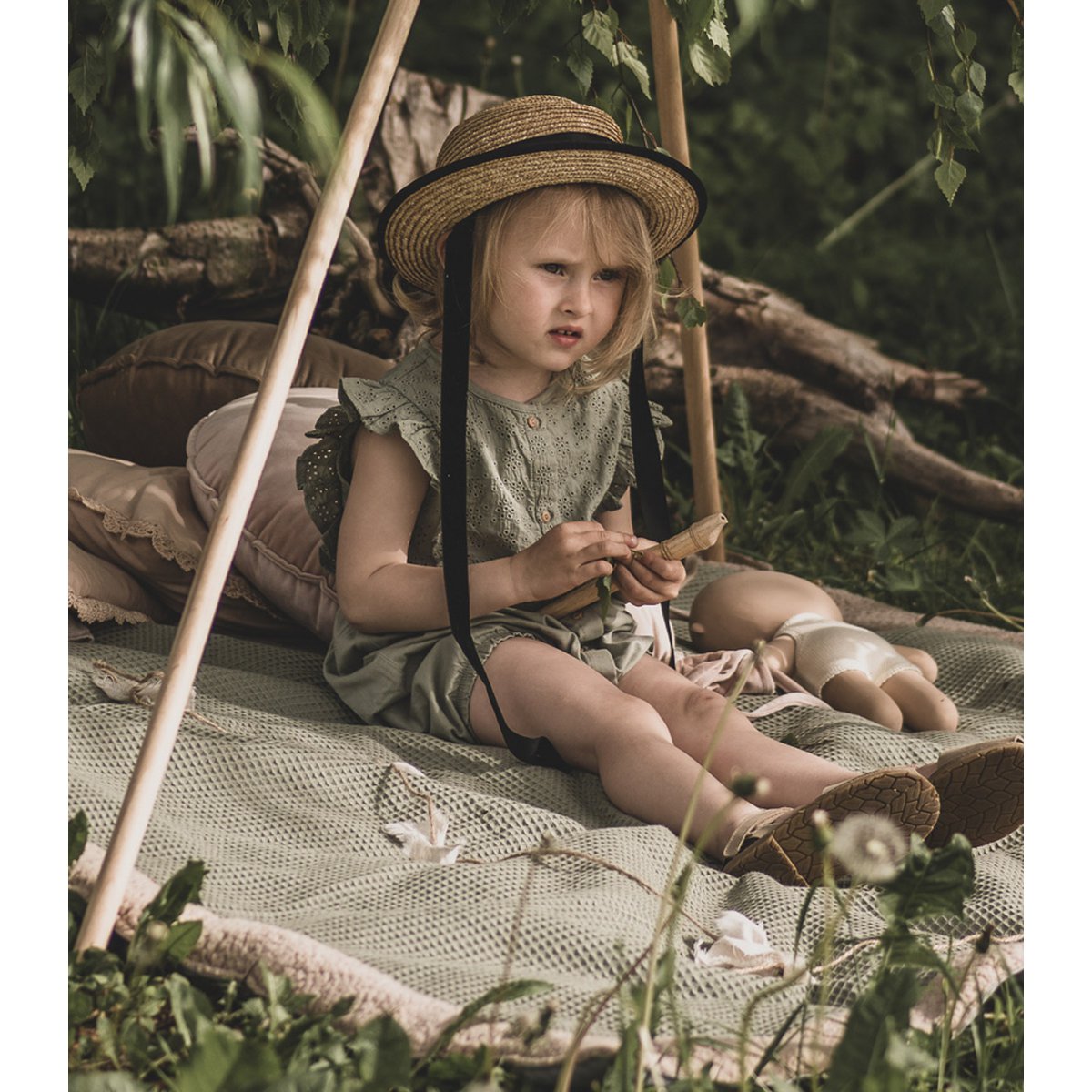 Wafel - XXL picknickkleed - picknickmat 180×160 cm