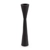 Candle Holder Metal Black 20cm