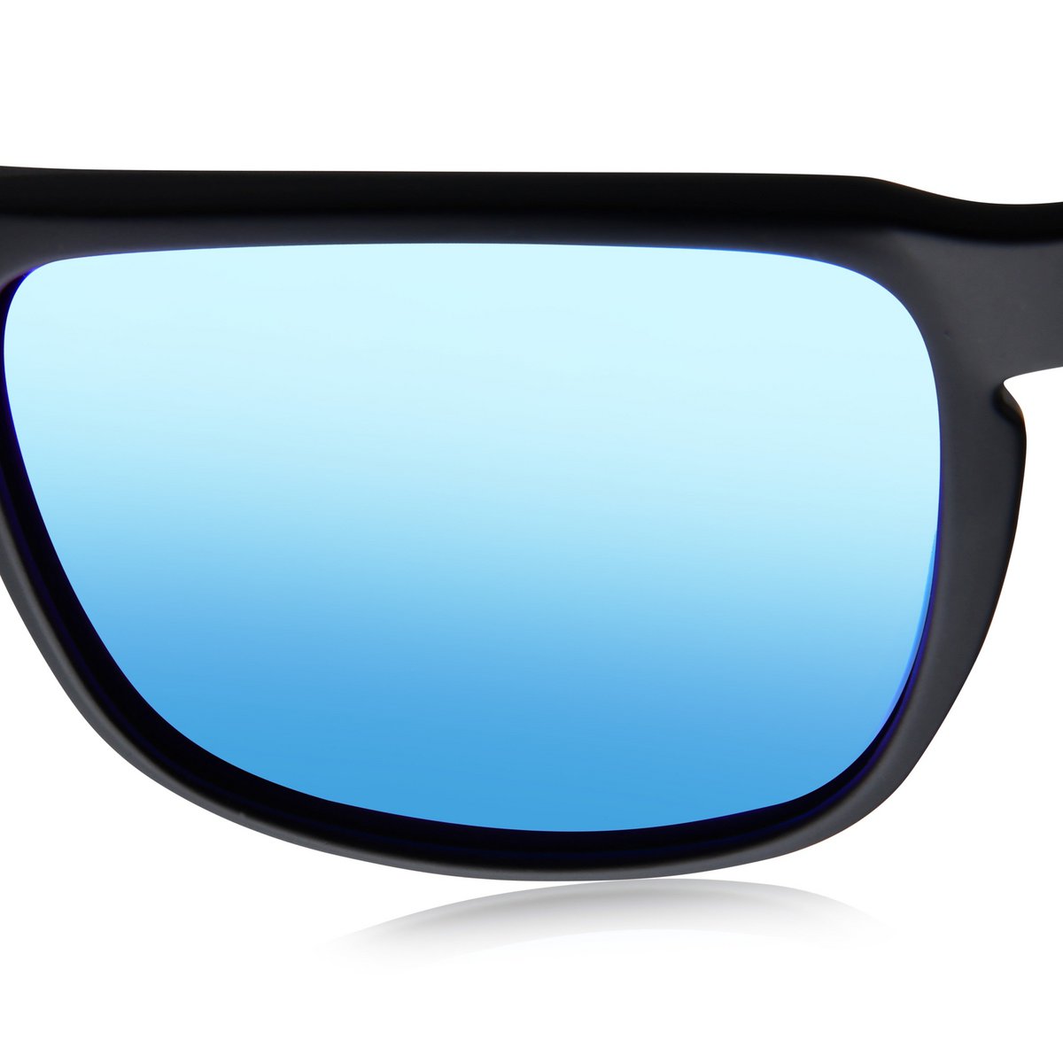 Slide - Telaio nero opaco | lente blu ghiaccio